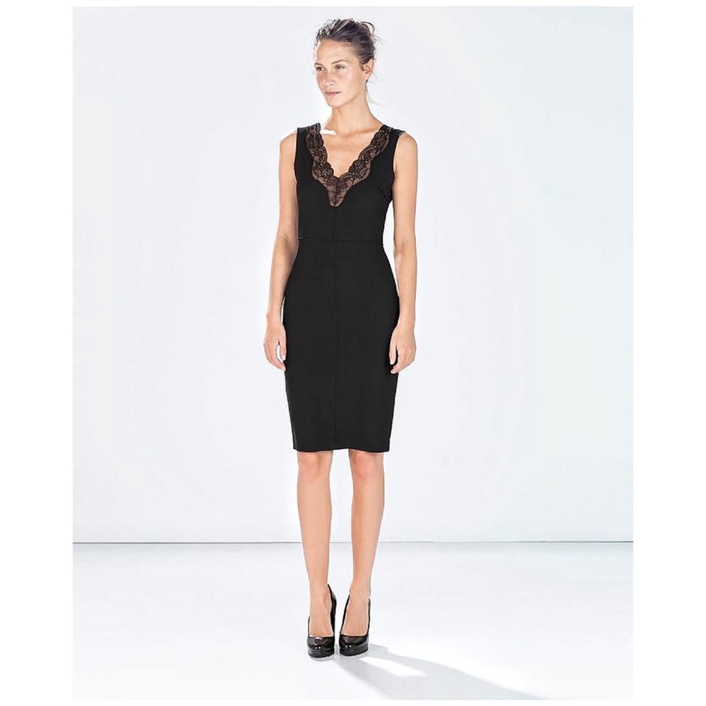(SOLD)Zara Lace Shift Dress